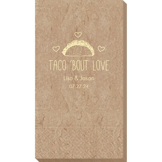 Taco Bout Love Bali Guest Towels